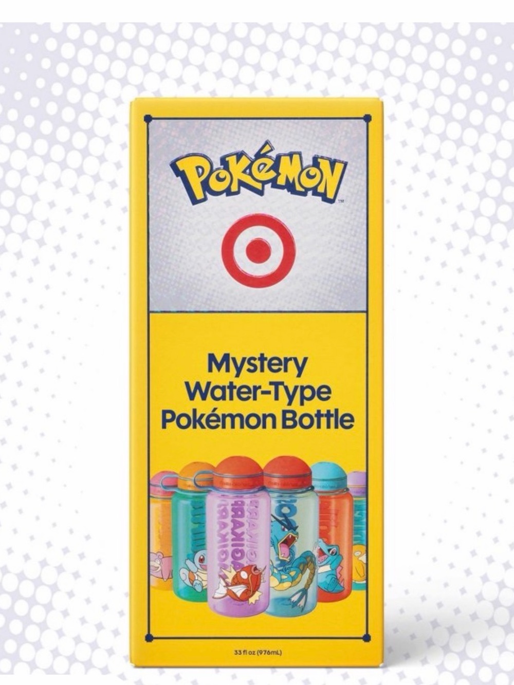 Pokemon Mystery Water-Type Pokémon Bottle Set